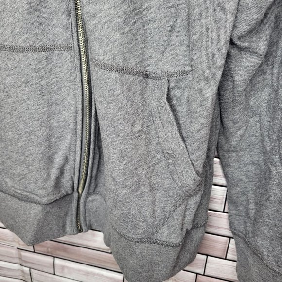 Converse One Star Jacket Men's Extra Large XL Grey Full Zipper 2 Pockets Vintage - Picture 3 of 13